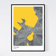 Load image into Gallery viewer, Tallinn City Map Print