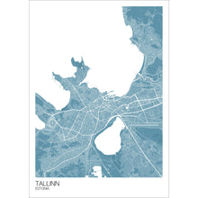 Load image into Gallery viewer, Map of Tallinn, Estonia