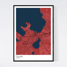 Load image into Gallery viewer, Tallinn City Map Print