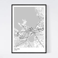 Load image into Gallery viewer, Tallinn City Map Print