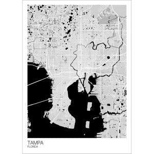 Map of Tampa, Florida