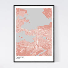 Load image into Gallery viewer, Tampere City Map Print