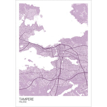 Load image into Gallery viewer, Map of Tampere, Finland