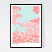 Load image into Gallery viewer, Tampere City Map Print