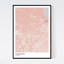 Load image into Gallery viewer, Tangerang City Map Print