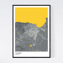 Load image into Gallery viewer, Tangier City Map Print