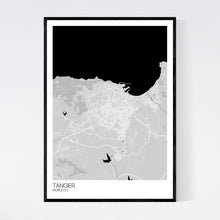 Load image into Gallery viewer, Tangier City Map Print