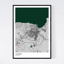 Load image into Gallery viewer, Tangier City Map Print