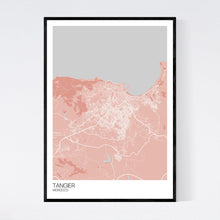 Load image into Gallery viewer, Tangier City Map Print