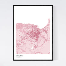Load image into Gallery viewer, Tangier City Map Print