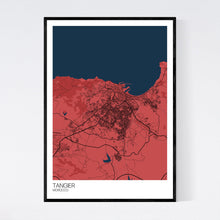 Load image into Gallery viewer, Map of Tangier, Morocco