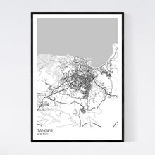 Load image into Gallery viewer, Tangier City Map Print