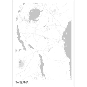 Map of Tanzania, 