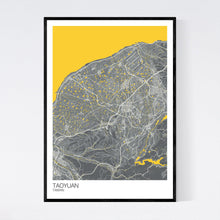 Load image into Gallery viewer, Taoyuan City Map Print