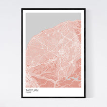 Load image into Gallery viewer, Taoyuan City Map Print