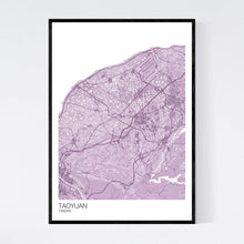 Load image into Gallery viewer, Taoyuan City Map Print