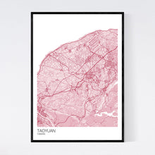 Load image into Gallery viewer, Taoyuan City Map Print