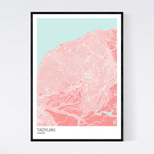 Load image into Gallery viewer, Taoyuan City Map Print