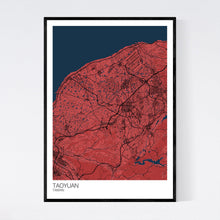 Load image into Gallery viewer, Taoyuan City Map Print