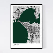 Load image into Gallery viewer, Taranto City Map Print