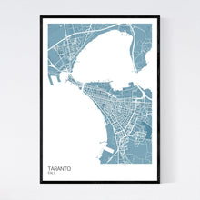 Load image into Gallery viewer, Taranto City Map Print