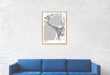 Load image into Gallery viewer, Map of Taranto, Italy