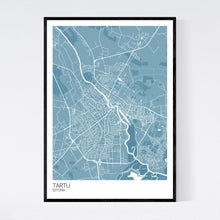 Load image into Gallery viewer, Tartu City Map Print