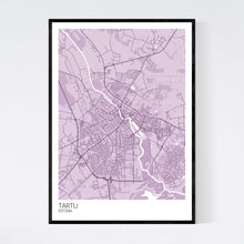 Load image into Gallery viewer, Tartu City Map Print