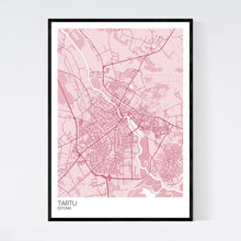 Load image into Gallery viewer, Tartu City Map Print