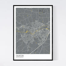 Load image into Gallery viewer, Taunton City Map Print