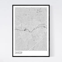 Load image into Gallery viewer, Taunton City Map Print