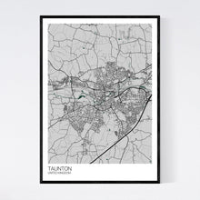 Load image into Gallery viewer, Taunton City Map Print