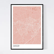 Load image into Gallery viewer, Taunton City Map Print