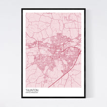 Load image into Gallery viewer, Taunton City Map Print