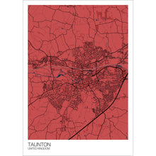 Load image into Gallery viewer, Map of Taunton, United Kingdom