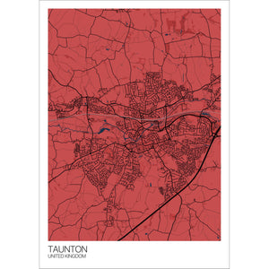 Map of Taunton, United Kingdom