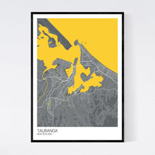Load image into Gallery viewer, Tauranga City Map Print