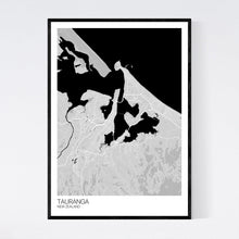 Load image into Gallery viewer, Tauranga City Map Print