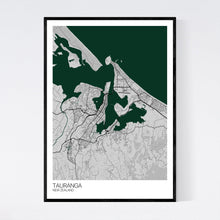 Load image into Gallery viewer, Tauranga City Map Print