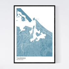 Load image into Gallery viewer, Tauranga City Map Print