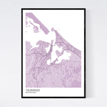 Load image into Gallery viewer, Tauranga City Map Print