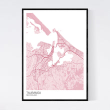 Load image into Gallery viewer, Tauranga City Map Print
