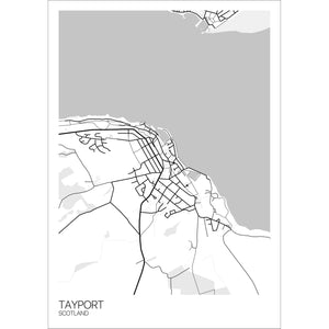 Map of Tayport, Scotland