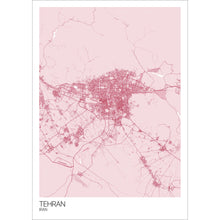 Load image into Gallery viewer, Map of Tehran, Iran