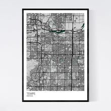 Load image into Gallery viewer, Tempe City Map Print