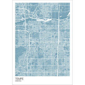 Map of Tempe, Arizona