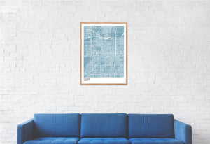 Map of Tempe, Arizona