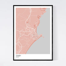 Load image into Gallery viewer, Map of Tenby, Wales