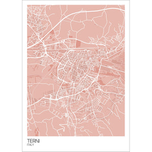 Map of Terni, Italy