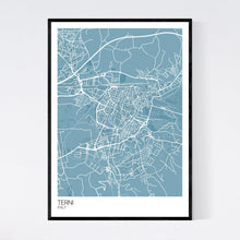 Load image into Gallery viewer, Terni City Map Print